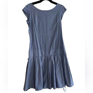 SHABBY APPLE DROP WAIST PLEATED SKIRT DRESS